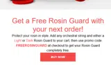 FREEROSINGUARD coupon verification screenshot