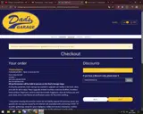 Dad's Garage coupon verification screenshot