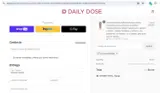 DAILYDOSEFREE coupon verification screenshot