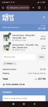 TBYB24 coupon verification screenshot