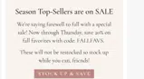 fallfavs coupon verification screenshot