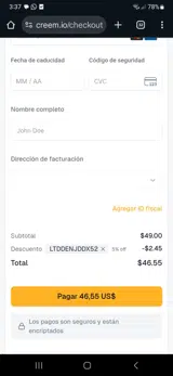 LTDDENJDDX52 coupon verification screenshot