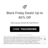 Dallas Cowboys coupon verification screenshot