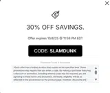 Dallas Mavericks coupon verification screenshot