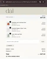 MADI20 coupon verification screenshot
