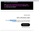 LASTCHANCE coupon verification screenshot