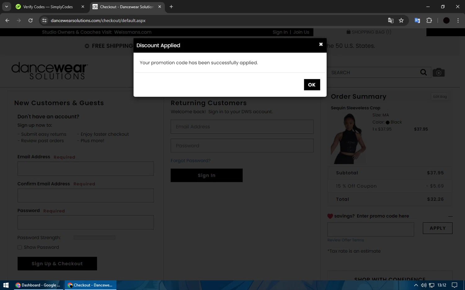 Dancewear Solutions Promo Codes 15 Off July 2024