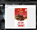 BDAYPARTY coupon verification screenshot