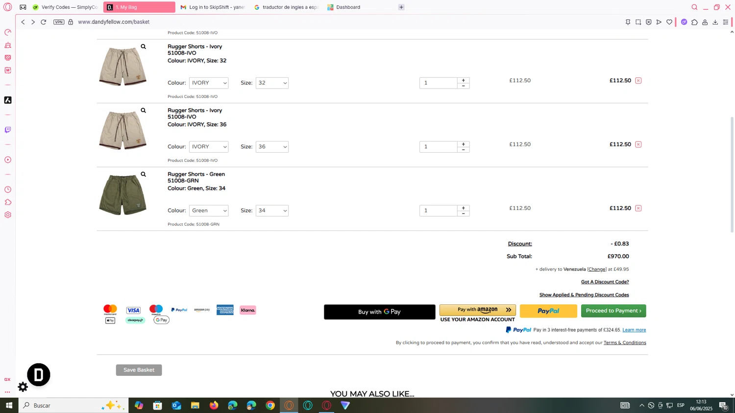Dandy Fellow discount code screenshot showing code LIKE1 applied at Dandy Fellow checkout page. Uploaded by SimplyCodes community member yanetrod on Jun 6, 2025