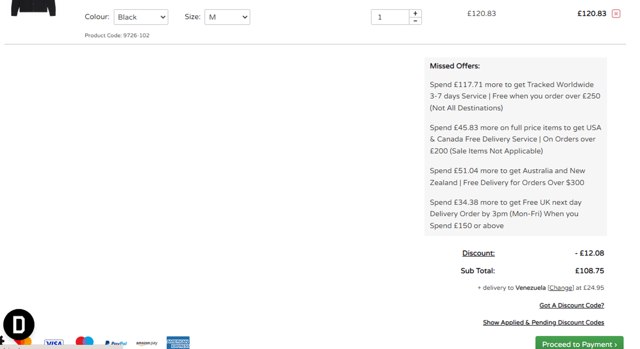 Dandy Fellow checkout page showing Dandy Fellow discount code box | Screenshot taken by SimplyCodes community member on Aug 7, 2025