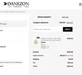 Danezon coupon verification screenshot