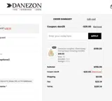 Danezon coupon verification screenshot
