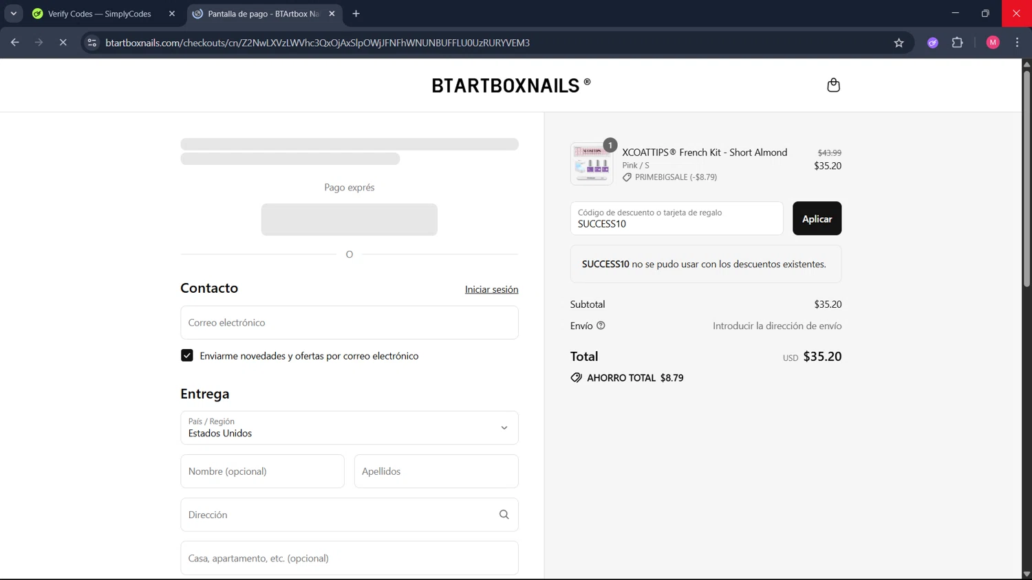 Daniel Footwear discount code screenshot showing code bca10 applied at Daniel Footwear checkout page. Uploaded by SimplyCodes community member WiseHawk9255 on Jul 10, 2025