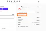PRELUV coupon verification screenshot