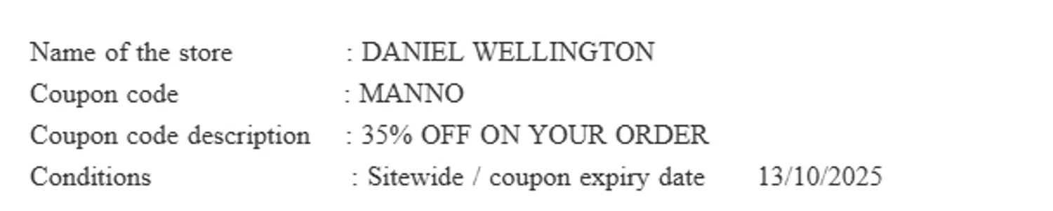 Daniel Wellington discount code screenshot showing code TGGAS applied at Daniel Wellington checkout page. Uploaded by SimplyCodes community member TOPG007 on Aug 19, 2025