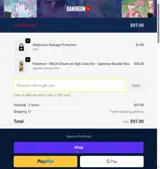 EEVEE coupon verification screenshot