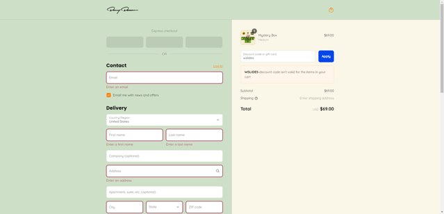 Danny Duncan checkout page showing Danny Duncan discount code box | Screenshot taken by SimplyCodes community member on Aug 13, 2025