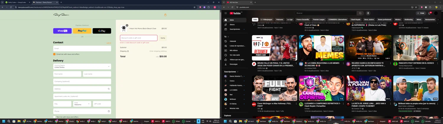 Danny Duncan discount code screenshot showing code wslides applied at Danny Duncan checkout page. Uploaded by SimplyCodes community member TreasureWarden457 on Aug 26, 2025