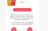 DAOSTART10 coupon verification screenshot