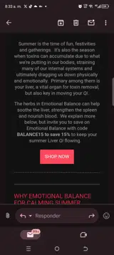 Balance15 coupon verification screenshot