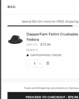 DapperFam coupon verification screenshot