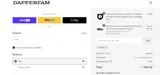 DapperFam coupon verification screenshot