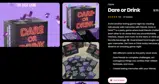 Dare or Drink coupon verification screenshot