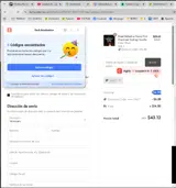 DA57 coupon verification screenshot