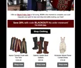 BLACKOUT coupon verification screenshot