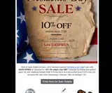 SAVE10PRES coupon verification screenshot