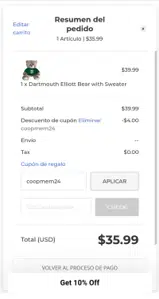 coopmem24 coupon verification screenshot
