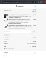 RAFA coupon verification screenshot