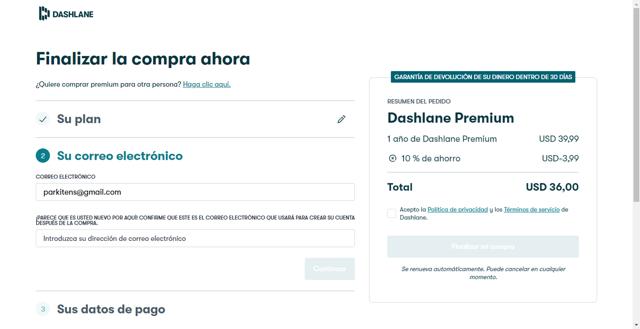Dashlane checkout page showing Dashlane promo code box | Screenshot taken by SimplyCodes community member on Sep 16, 2025