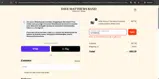 Dave Matthews Band coupon verification screenshot