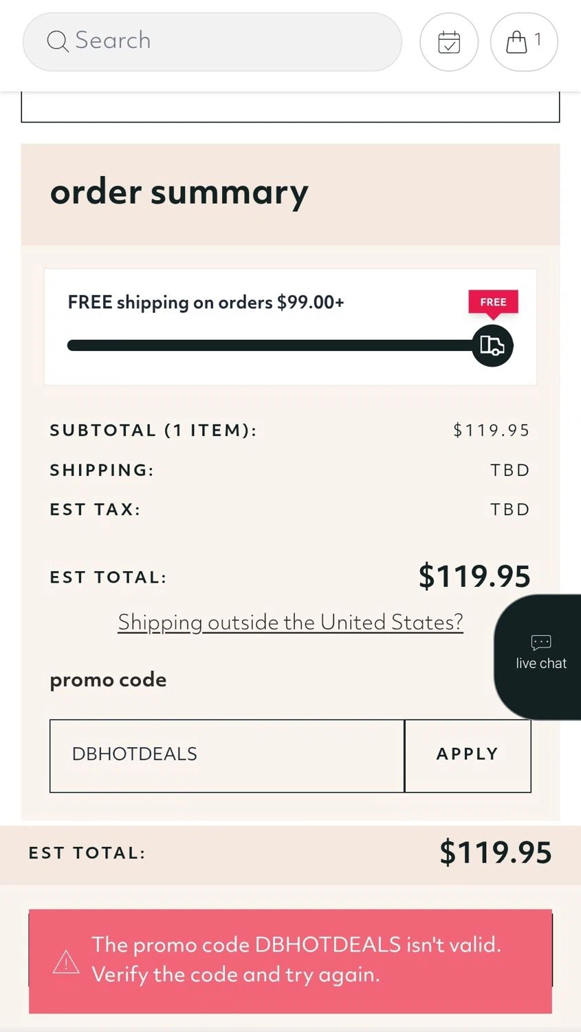 David's Bridal promo code screenshot showing code DBHOTDEALS applied at David's Bridal checkout page. Uploaded by SimplyCodes community member RealMadrid15 on Aug 12, 2025