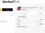 Davincified coupon verification screenshot