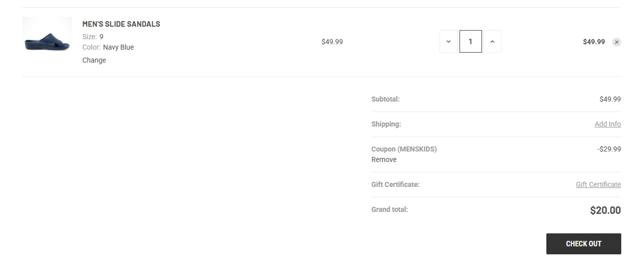 DAWGS checkout page showing DAWGS coupon code box | Screenshot taken by SimplyCodes community member on Sep 10, 2025