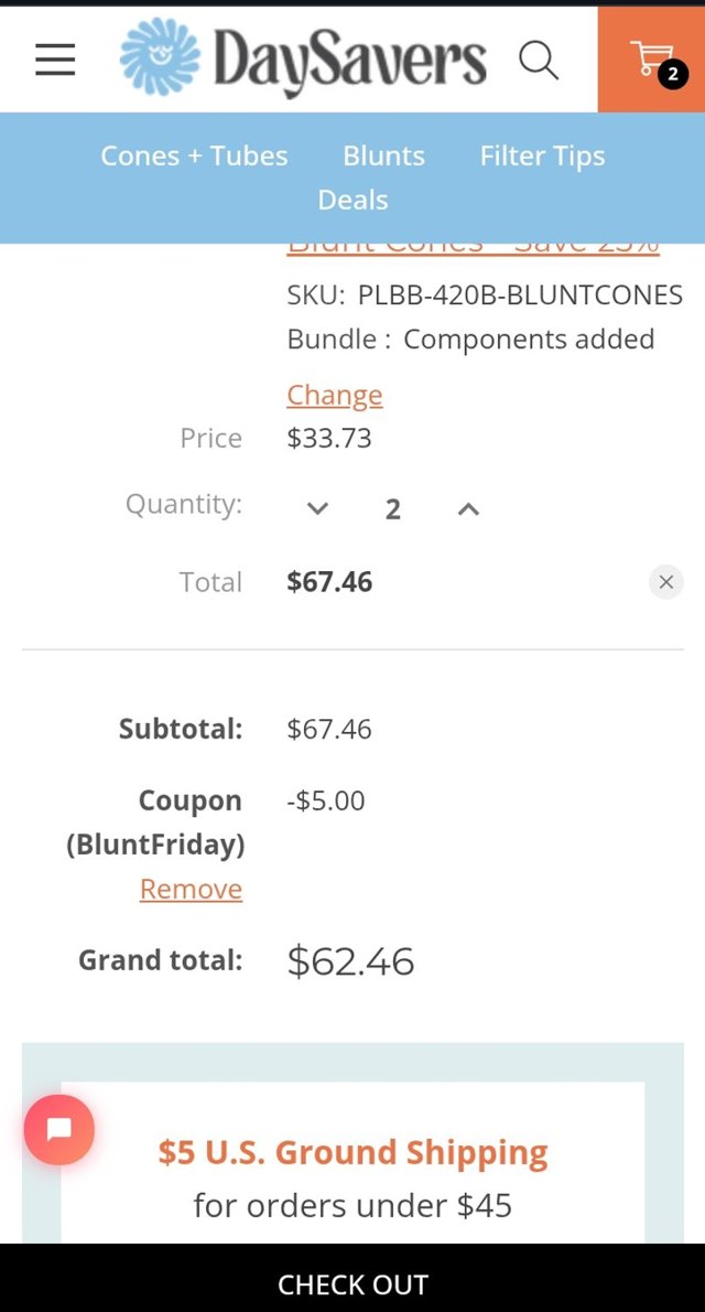 DaySavers checkout page showing DaySavers promo code box | Screenshot taken by SimplyCodes community member on May 17, 2025