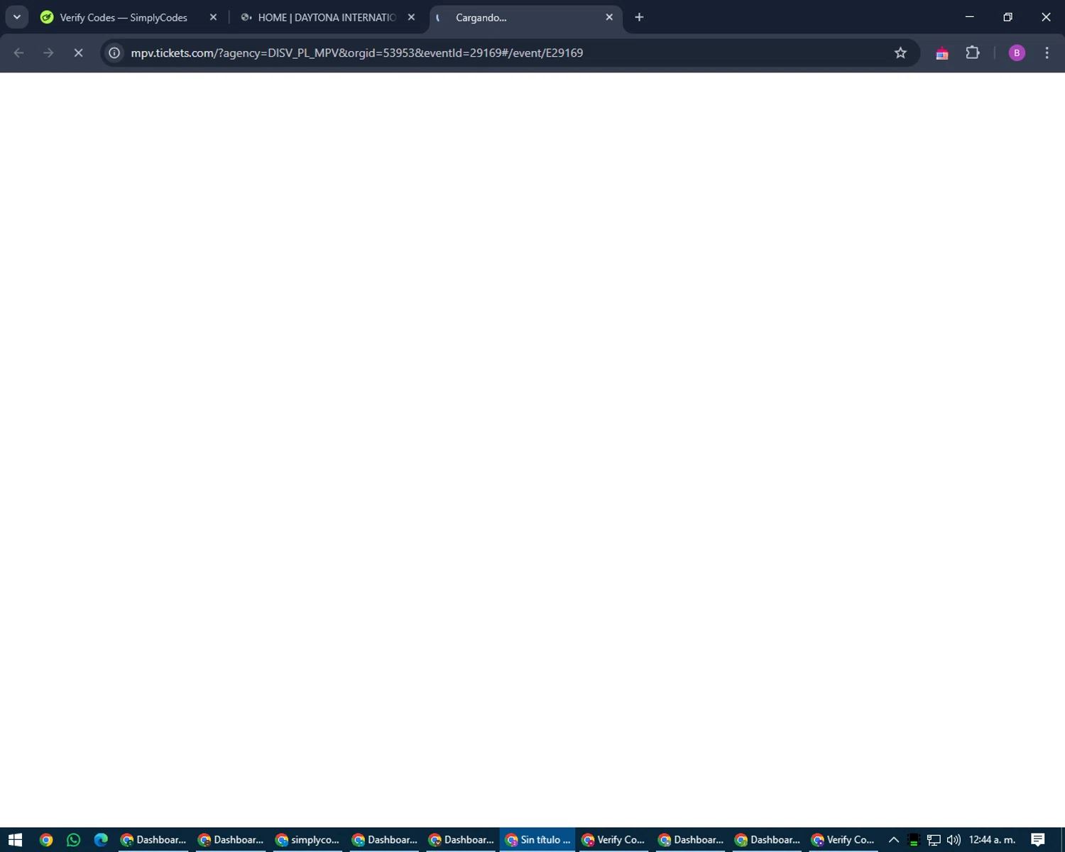 Daytona International Speedway coupon code screenshot showing code CYBERWEEK20 applied at Daytona International Speedway checkout page. Uploaded by SimplyCodes community member travisscott on Feb 26, 2025
