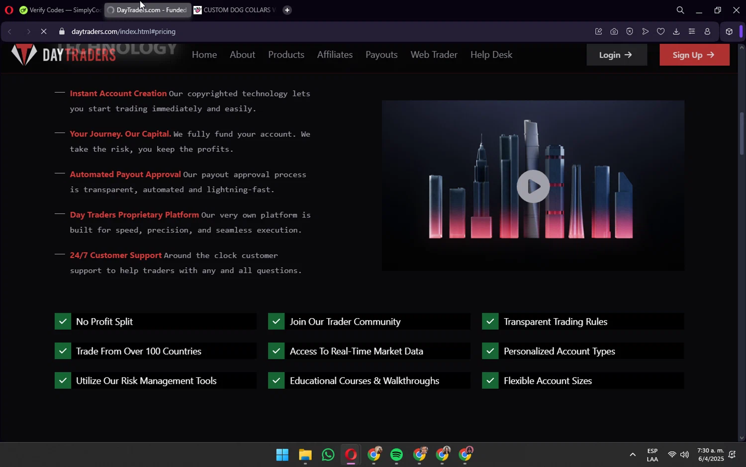 DayTraders.com promo code screenshot showing code PATHWAY applied at DayTraders.com checkout page. Uploaded by SimplyCodes community member wednesday on Apr 6, 2025