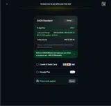 DAZN coupon verification screenshot
