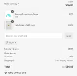 15OFF coupon verification screenshot