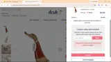 Dcuk coupon verification screenshot