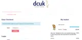 Dcuk coupon verification screenshot