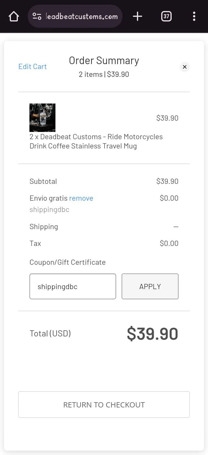 where to use Dime City Cycles promo code box