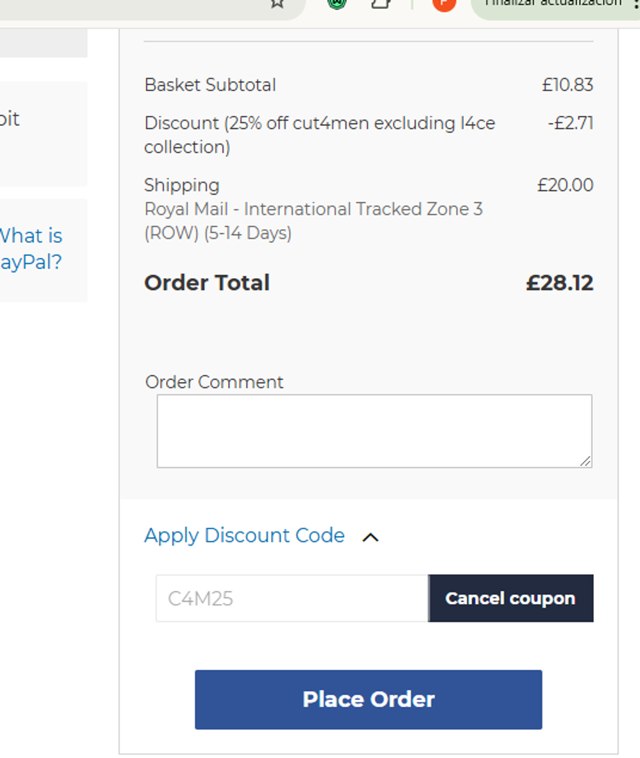 DeadGoodUndies checkout page showing DeadGoodUndies promo code box | Screenshot taken by SimplyCodes community member on Feb 9, 2025