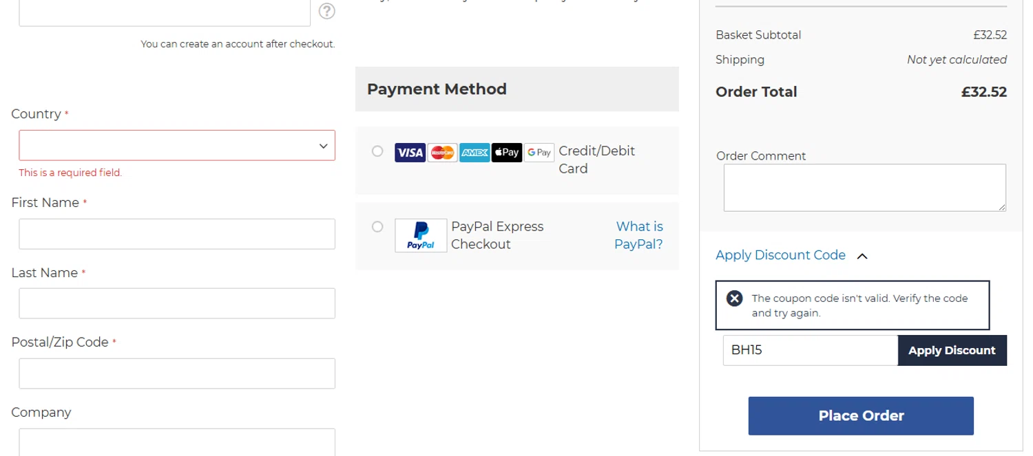 DeadGoodUndies promo code screenshot showing code BH15 applied at DeadGoodUndies checkout page. Uploaded by SimplyCodes community member ScanTitan4078 on Jun 10, 2025