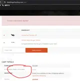freesticker coupon verification screenshot