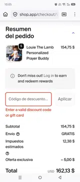 loveyou coupon verification screenshot