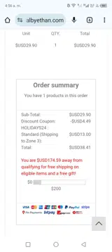 Holidays24 coupon verification screenshot
